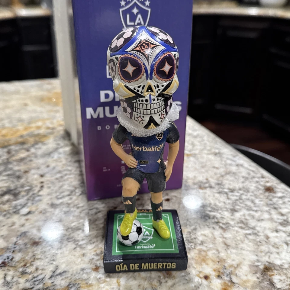 La Galaxy Bobblehead Dia de Los Muertos Collectible Figure - Image 1 of 1