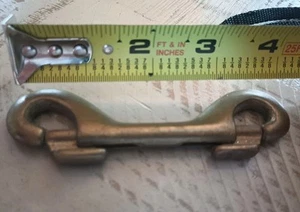 National Hardware Solid Bronze Double Bolt Snap 4-1/8" N258-657 - Picture 1 of 2