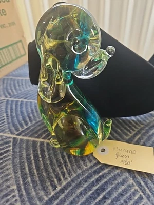 MURANO Italy Art Glass Figure Dog Multicolour Hand Blown Glass                - image 1 of 4