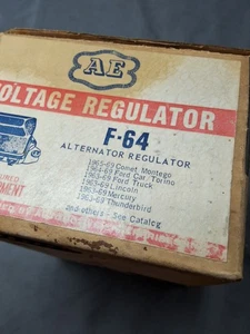 NOS AE F-64 Voltage Regulator for 1963-69 Ford Car Truck Comet Lincoln Mercury - Picture 1 of 4