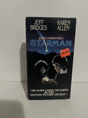 Starman (VHS, 1993) Jeff Bridges Karen Allen John Carpenter Sci-Fi Alien Romance - Image 1 of 4