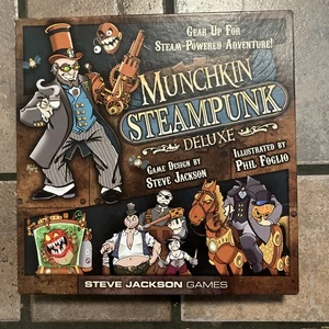 Munchkin Steampunk Deluxe Board Game - Steve Jackson Games - Picture 1 of 4