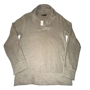 Banana Republic Sweater Mens Small Beige Sweatshirt Shawl Preppy Adult New - Bild 1 von 9