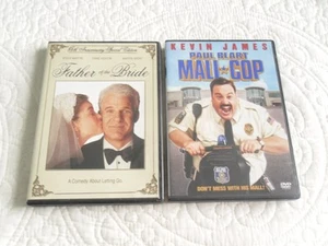 FATHER OF THE BRIDE (STEVE MARTIN) & MALL COP (PAUL BLART): DVD BOTH GREAT COND. - Picture 1 of 2