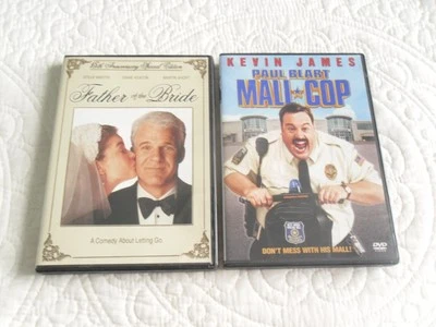 FATHER OF THE BRIDE (STEVE MARTIN) & MALL COP (PAUL BLART): DVD BOTH GREAT COND. - Image 1 of 2
