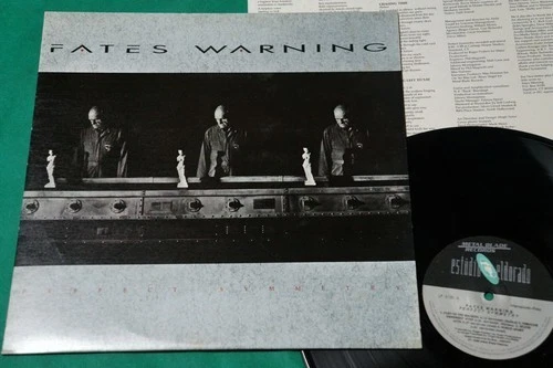Fates Warning - Perfect Symmetry BRAZIL 1st press Lp 1989 insert - Image 1 of 2