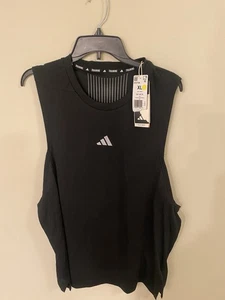 ADIDAS Mens HEAT.RDY Training Workout Tank Top IS3708 Black Sz XL - Picture 1 of 5