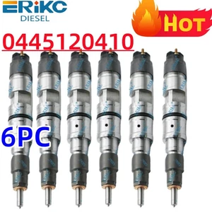6PCS 0445120410 Common Rail Injectors 0 445 120 410  0445 120 410 ERIKC  - Foto 1 di 7