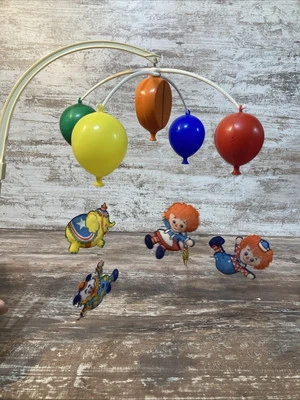 De colección. Carretilla móvil musical Raggedy Ann & Andy 1976 juguetes #613 completa con caja funciona Foto 1 de 4