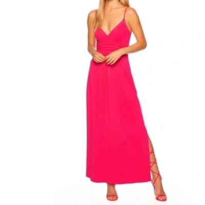 Maxi Vestido para Mujer Susana Monaco Nuevo con Etiquetas Tanga Abertura Lateral en Sandía Talla XL Foto 1 de 4