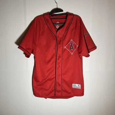 Anaheim Angels Baseball Jersey Shirt Dynasty Genuine Merchandise MLB Medium - Image 1 of 4