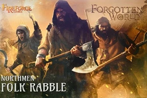 Forgotten World Northmen Folk Rabble • New • 1 Sprue • 6 Minis • Fireforge Games - Picture 1 of 5