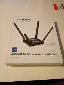 WAVLINK USB WiFi Adapter AX5400 Tri-Band 6E 6GHz Dongle for PC Laptop - Picture 1 of 2