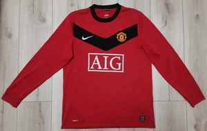 Manchester United 2009-10 Home Soccer Long Sleeve Jersey ANDERSON #8 Nike, sz M - Picture 1 of 15