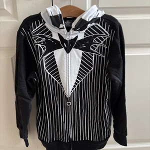 DisneyTim Burton's the Nightmare Before Christmas Jack Skellington Hoodie Kids M - Picture 1 of 6