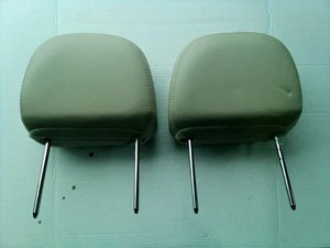 2004 Lincoln Town Car Front Leather Head Rest Set Of Two Fits 2003-2010 Tan - Bild 1 von 8