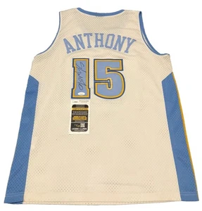 Carmelo Anthony Autographed Denver Nuggets NBA M Nike Stitched Jersey JSA COA - Picture 1 of 9