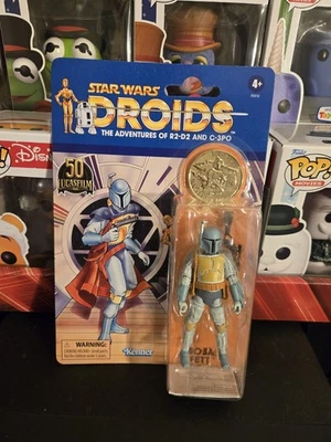 🔥星球大战复古系列机器人卢卡斯电影50 Boba Fett 3.75英寸目标🔥 — 第 1/2 张图片