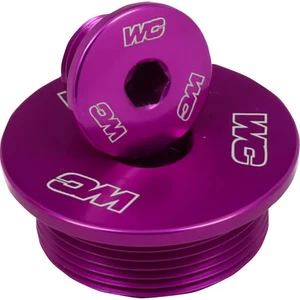 Works Connection Engine Plugs - Purple Motorcycle ATV/UTV Dirt Bike 24-P604 - Picture 1 of 3