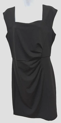 Express Dress Womens Size Medium Black Sleeveless Front Ruching Party NWT - Image 1 of 4