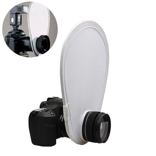 Camera Foldable 30cm Flexible Flash Diffuser Lens Cover Portable Reflective