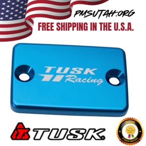 Tusk Brake Reservoir Cap Cover Blue Yamaha YFZ450R 2009-2024 YFZ 450 R Lid - Picture 1 of 2