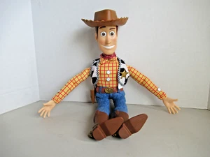 Disney Pixar Toy Story 2 Woody Interactive Talking Doll Thinkway Toys Blinks 15" - Picture 1 of 6