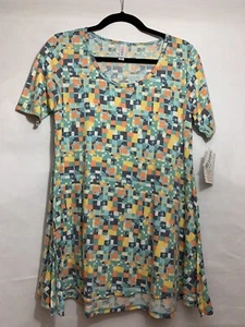 LuLaRoe Perfect T Size XS NWT Multicolor Geometric Print - Picture 1 of 3