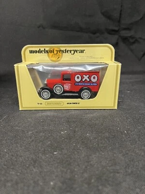 Ford 'A' OXO Meat & Drink 1978 Matchbox Models Of Yesteryear 1930 nuevo en caja Foto 1 de 3