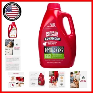 Powerful Pet Stain and Odor Cleanup - Nature's Miracle 3.78L Enzymatic Formula - Picture 1 of 10