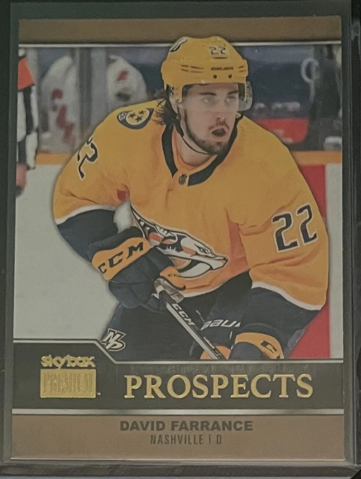 2021-22 Upper Deck  Metal Universe Skybox Premium Prospects David Farrance PP-22 - Image 1 of 2