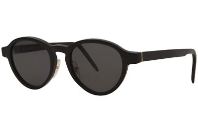 Очки солнцезащитные RetroSuperFuture Versilia Q06 темно-черные/черные круглой формы 48 мм - Изображение 1 из 4