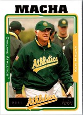 2005 Topps Ken Macha #287 Oakland Athletics