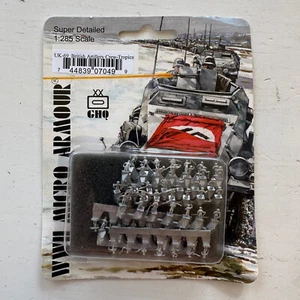 WWII Micro Armour UK-69 British Artillery Crew-Tropica GHQ 1:285 New Sealed - Picture 1 of 2