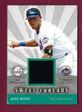 2004 Upper Deck Sweet Spot - Sweet Threads Jersey #STS-JR Jose Reyes N.Y Mets EX