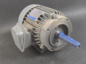 1 HP TECO PUMP MOTOR, 1745 RPM, Frame 143JM, 3-Phase, 230/460 Volts, TEFC - Picture 1 of 4