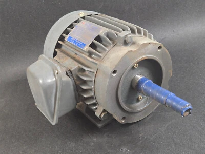 1 HP TECO PUMP MOTOR, 1745 RPM, Frame 143JM, 3-Ph, 230/460 Volts, TEFC, VALUE!! - Image 1 of 4