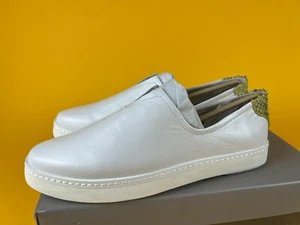 Franco Sarto Avant Slip On Shoes Womens 9.5 M White Leather Casual Sneakers NWB - Picture 1 of 10