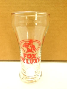 VINTAGE 1950's FOX DELUXE BEER SHAM GLASS CHICAGO, ILLINOIS MINT COND! - Picture 1 of 5