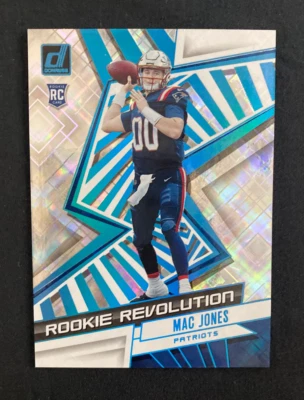 2021 Donruss Rookie Revolution Cosmic Mac Jones Patriots RC #21/100, LOOKS GEM ? - Image 1 of 2