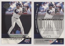 2001 Donruss Class Of 2001 Samples Silver Garret Anderson #25