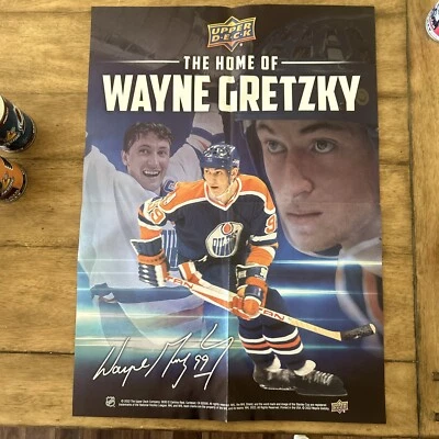 2022 Upper Deck Hockey Promo Poster GRETZKY, Wayne Gretzky Poster 28x20 - Image 1 of 4