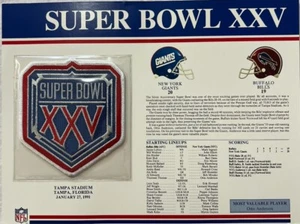 VTG 1991 TAMPA STADIUM Super Bowel XXV 5.8x5 Inches Patch Brand New - Picture 1 of 5