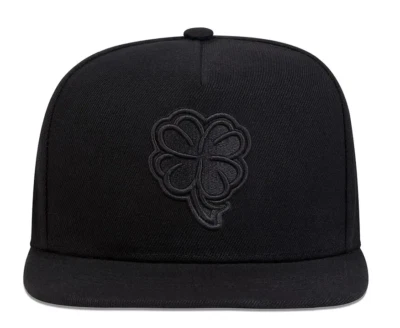 New Luck of Irish Clover Embroidery Black Cap Hat Baseball Hip Hop Shamrock - Image 1 of 4
