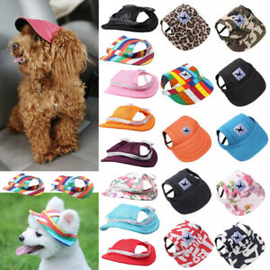 Dog Hat Pet Baseball Cap Puppy Cat Beach Outdoor Sport Visor Cap Sunbonnet #UK