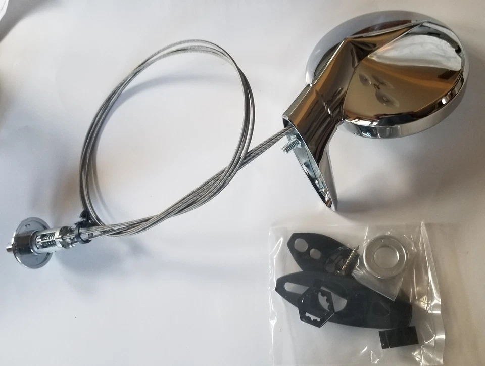 Fits 66 67 68 69 70 B-Body 67 68 69 70 71 72 73 74 A-Body  Mirror Drivers Side - Image 1 of 1