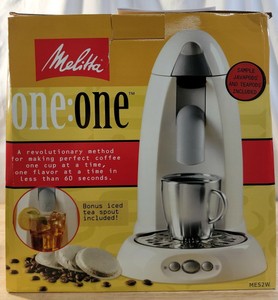 One:One Java-Pod Coffee Maker Model #MES2W by Melitta