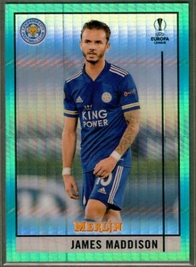 2020-21 Topps Merlin Chrome James Maddison Aqua Prism Refractor #78 - Picture 1 of 2