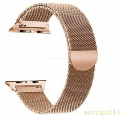 Metal Strap For Apple Watch 11 10 9 8 7 6 5 4 SE 3 2 Magnetic Milanese Loop Band - Image 1 of 4