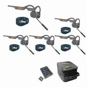 Eartec EP5LZ E-PAK PRO Wireless Communication 5 Person Headset System - Picture 1 of 1